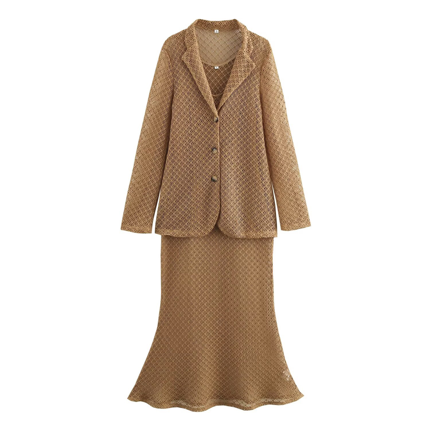 Longline Cardigan Knit - 2025 Early Spring New European Fashion