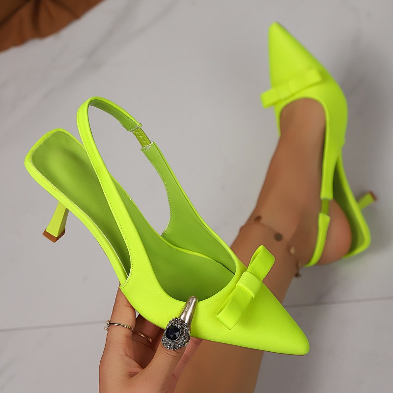 Women Fashion Brand - 2026 Summer New Slip-on Stiletto Sandals