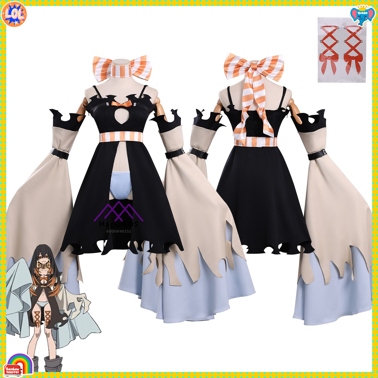 Women Fashion Japan - Fashion Gachiakuta Cosplay Costume Anime Amo