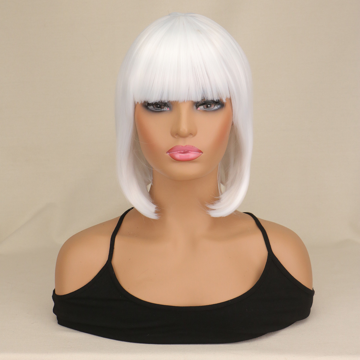 Women Synthetic White Straight - Women Fashion Japan のレビューと価格