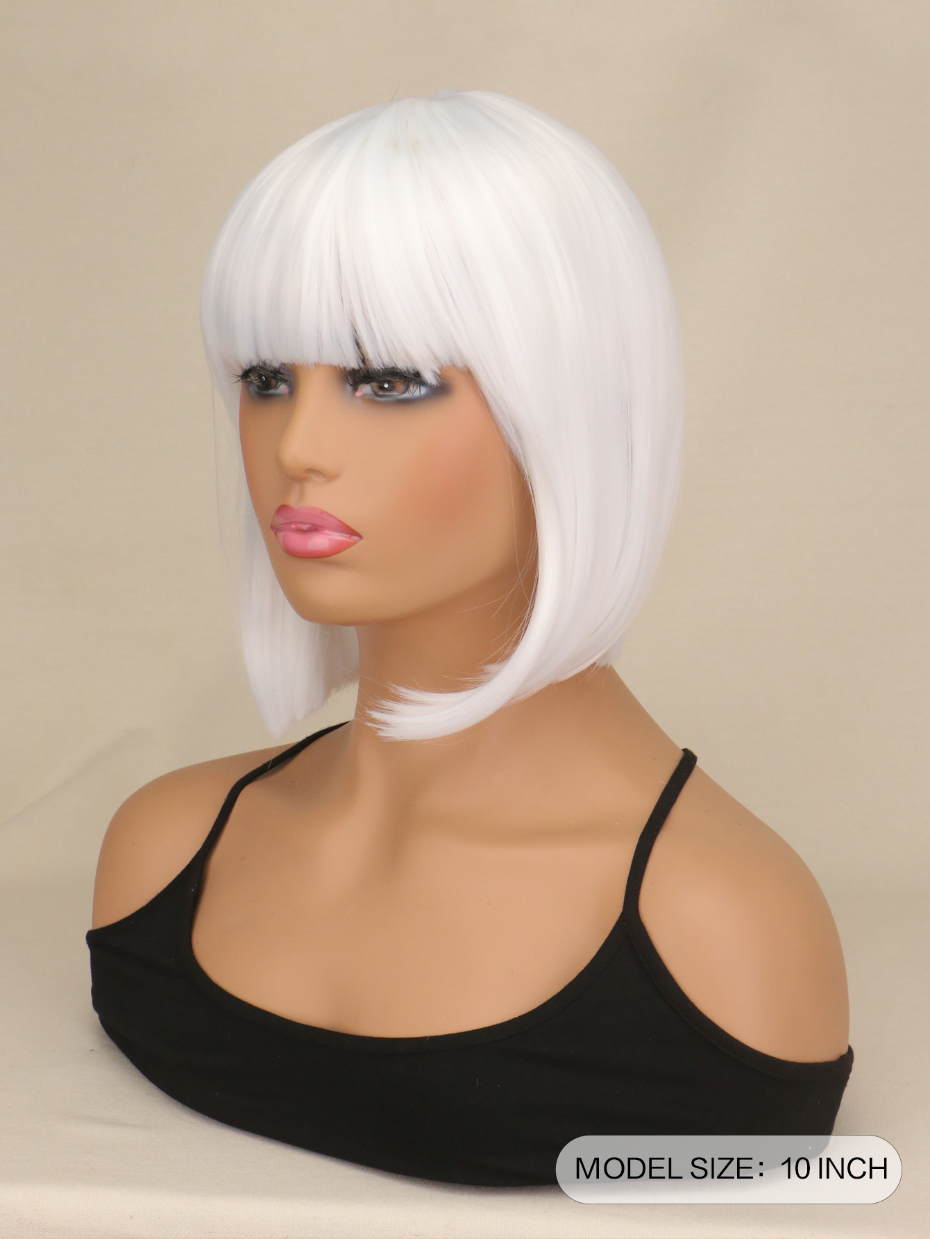 Women Synthetic White Straight - Women Fashion Japan のレビューと価格