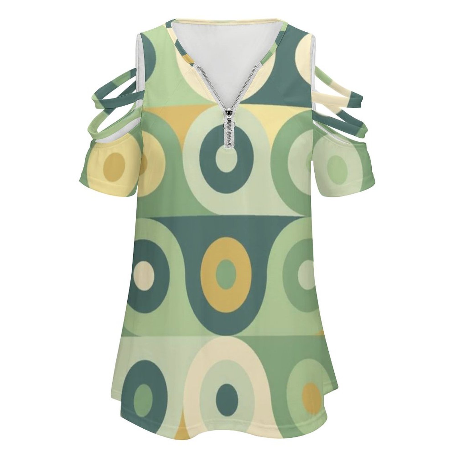 Groovy 70's Pattern Women Zipp - Women'S Fashion In The 60S のレビューと価格