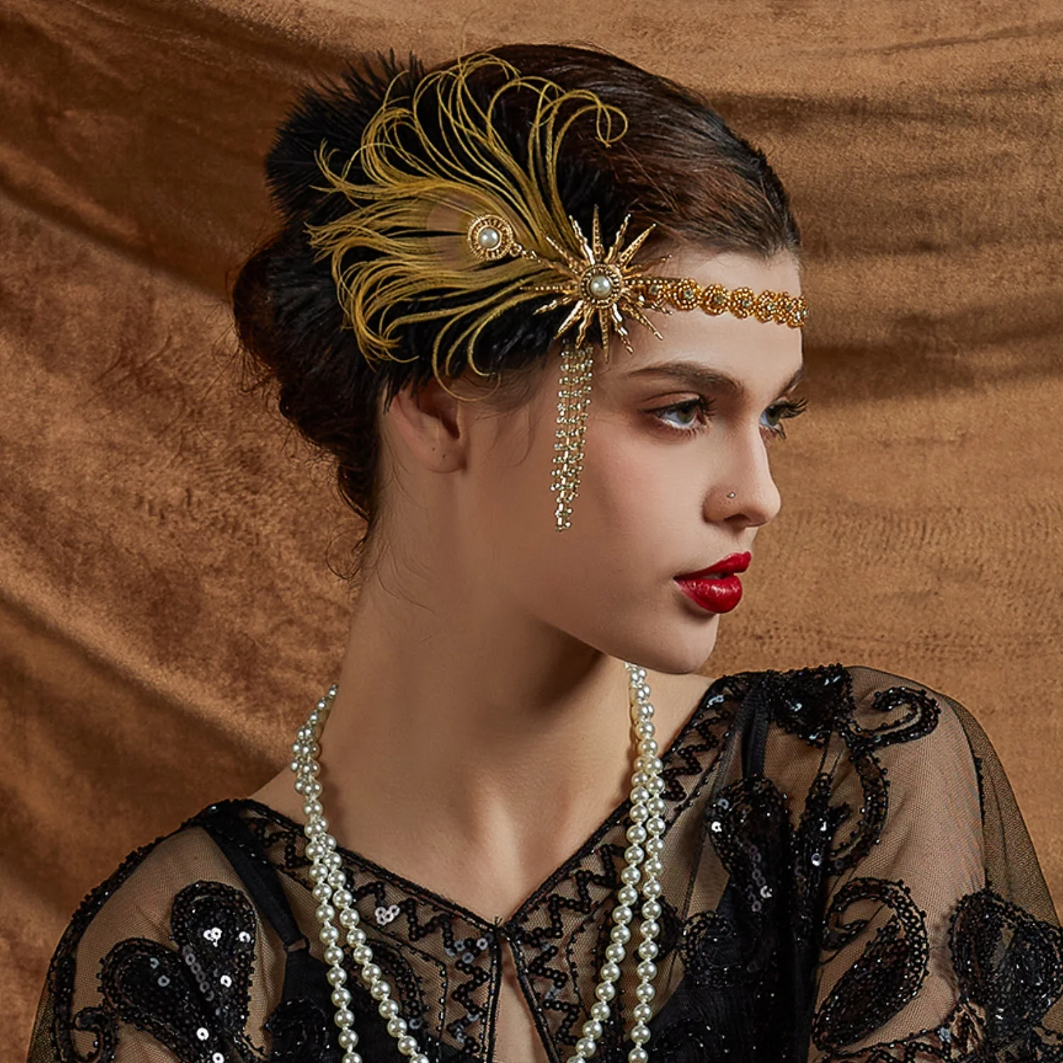 Rhinestone HairBand 1920s Vint - Women'S Fashion In The 1920S のレビューと価格