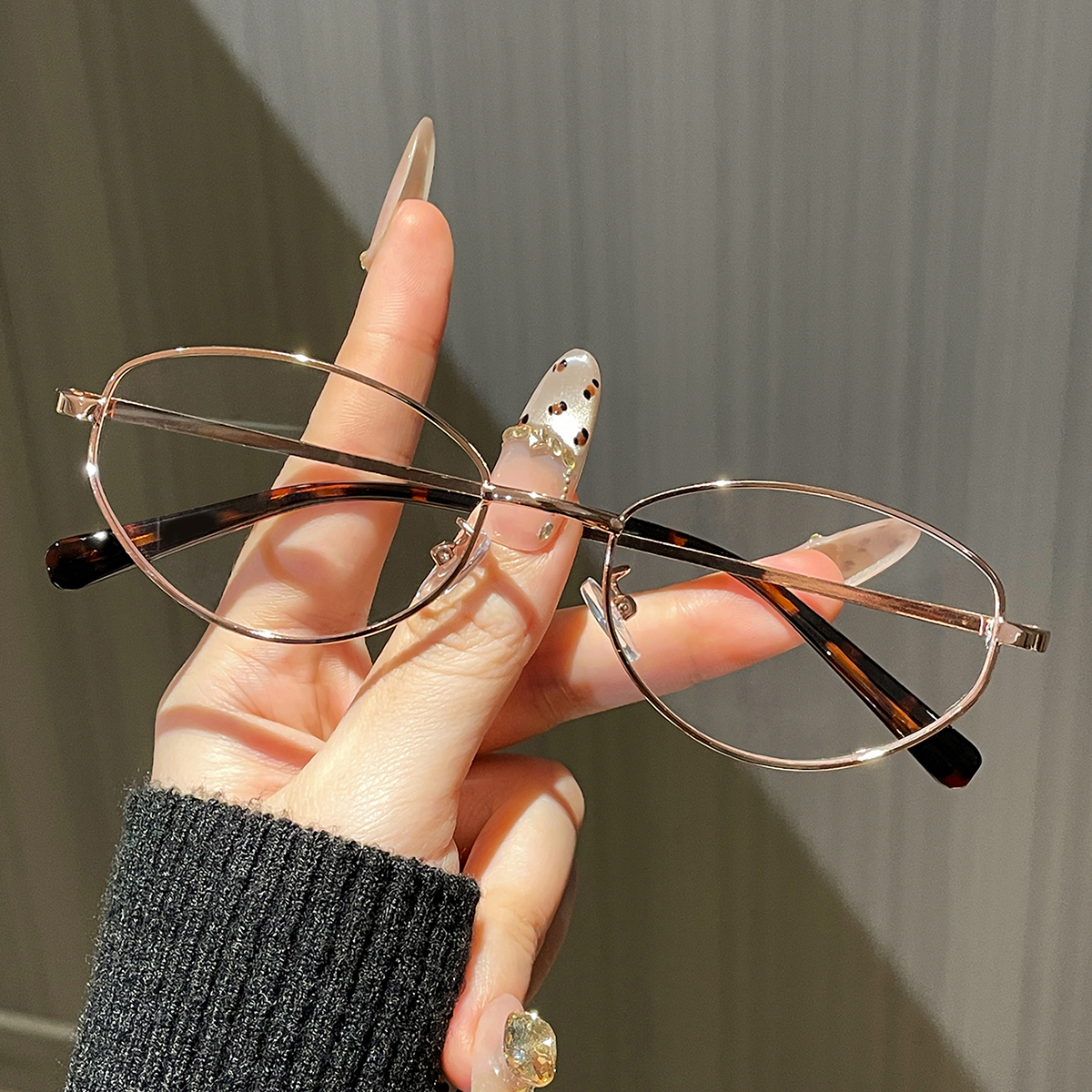 1Pc Women's Fashionable Non-Pr - Women'S Fashion Glasses Non Prescription のレビューと価格