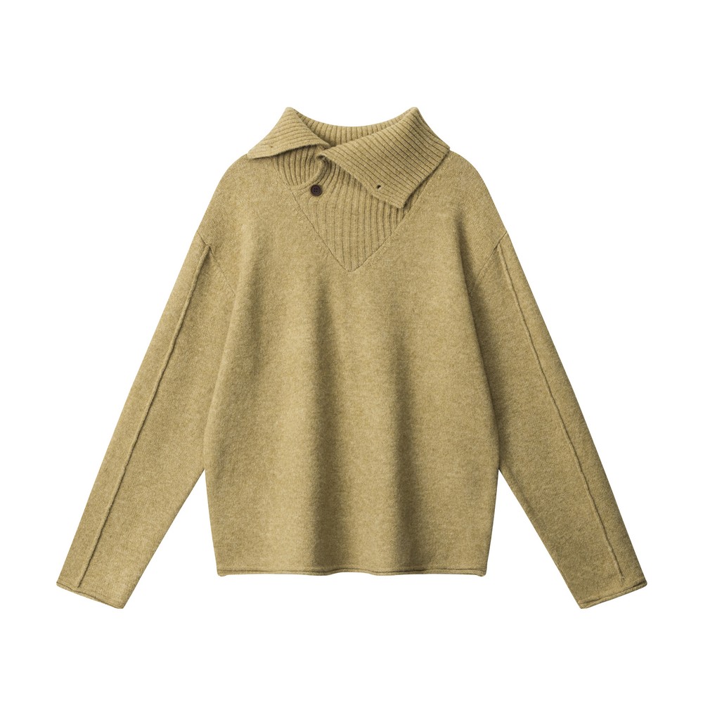 Asymmtrical Collar Knitted Des - Women'S Fashion Designer Clothes のレビューと価格