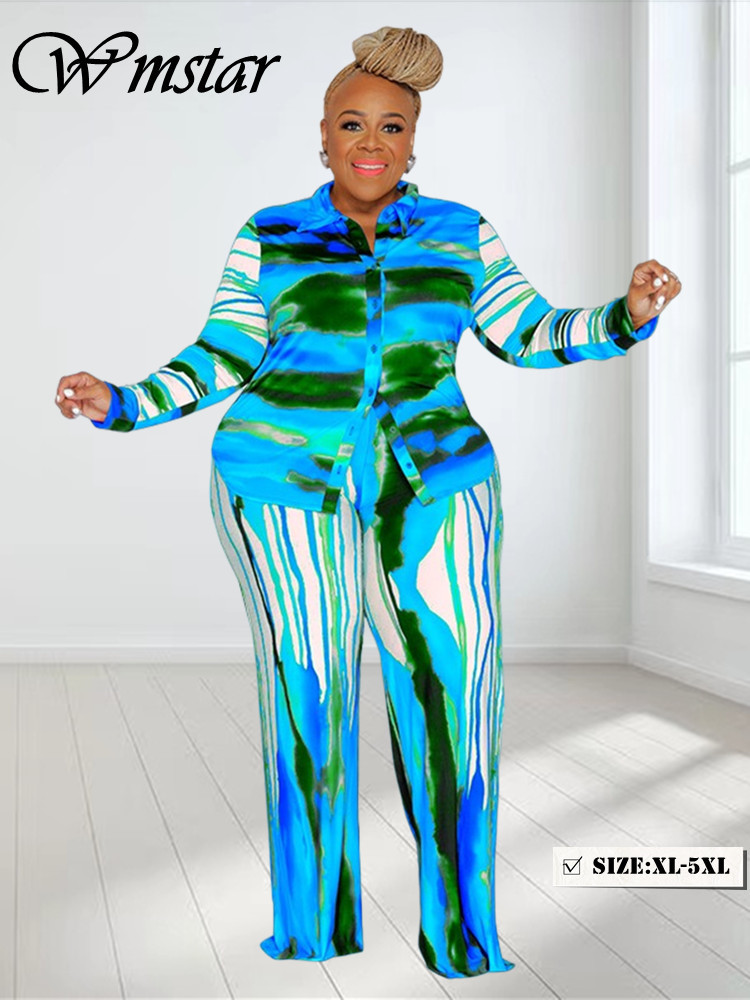 Wmstar Plus Size Two Piece Out - Tie Dye Two Piece のレビューと価格