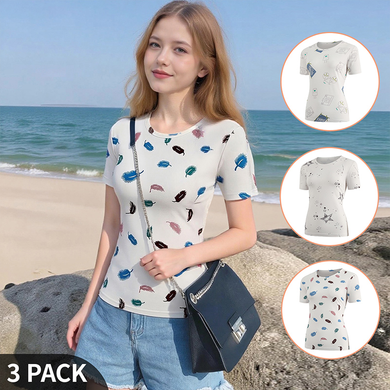 Women's Short-Sleeved Summer P - Women Fashion Wear のレビューと価格