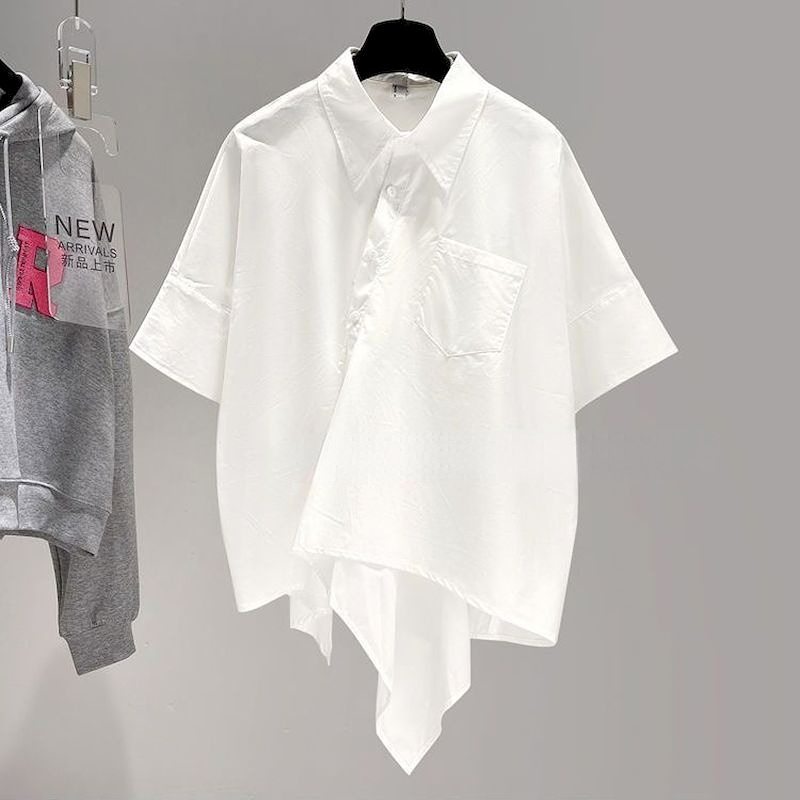 Oversized Shirts Women Patchwo - Women'S Fashion Designer Clothes のレビューと価格