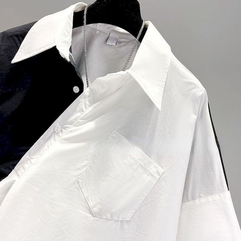 Oversized Shirts Women Patchwo - Women'S Fashion Designer Clothes のレビューと価格