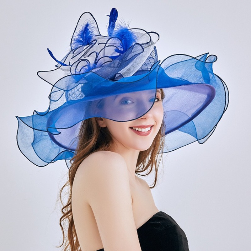 Fashion flower Fascinator Hats - Women'S Fashion Kentucky Derby のレビューと価格