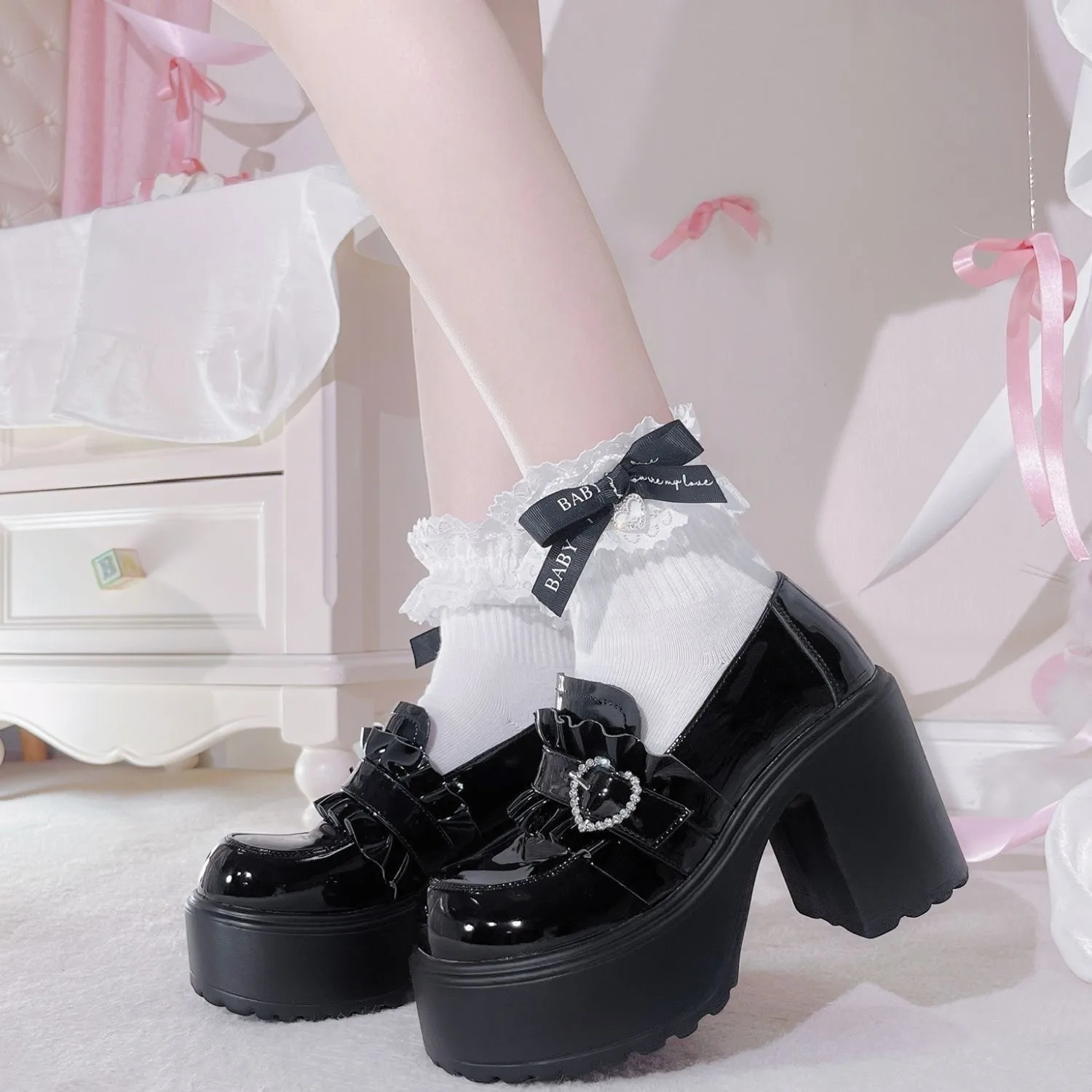 Thick Bottom Mary Jane Small L - Women Fashion Trend 2025 のレビューと価格