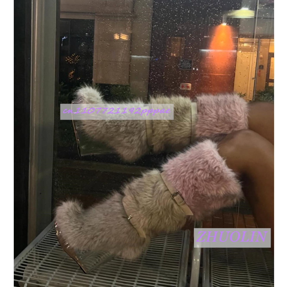 Winter Gradient Furry Transpar - Women'S Fashion Trends のレビューと価格
