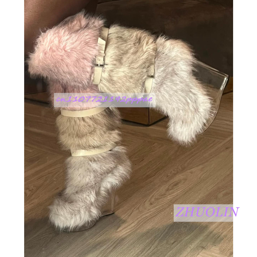 Winter Gradient Furry Transpar - Women'S Fashion Trends のレビューと価格
