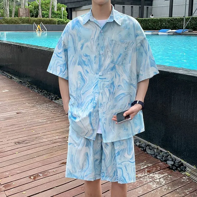 Men's Hawaiian Beach Tie Dye S - Tie Dye Two Piece のレビューと価格