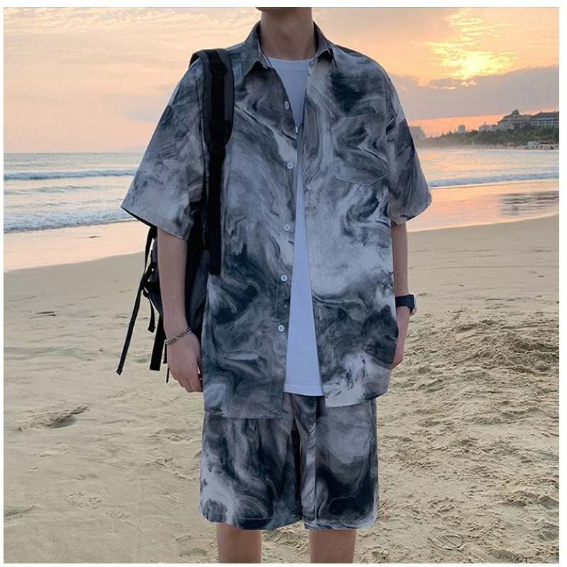 Men's Hawaiian Beach Tie Dye S - Tie Dye Two Piece のレビューと価格