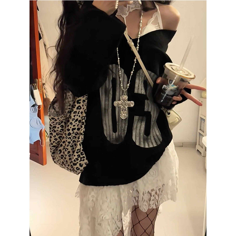 Black Pullover Sweet Subcultur - Women Fashion Japan のレビューと価格