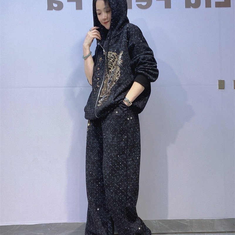 Tie-dye Zipper Cardigan Sweats - Tie Dye Two Piece のレビューと価格
