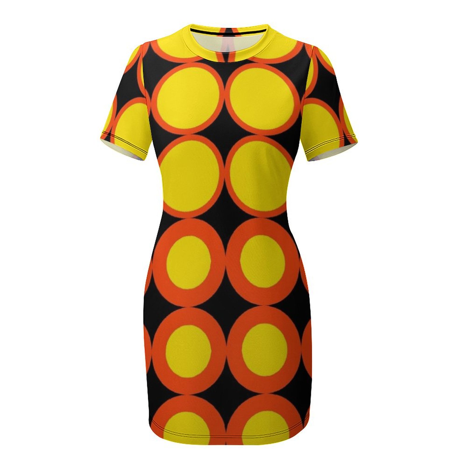 60s Circle Mod Short-Sleeved D - Women'S Fashion In The 60S のレビューと価格