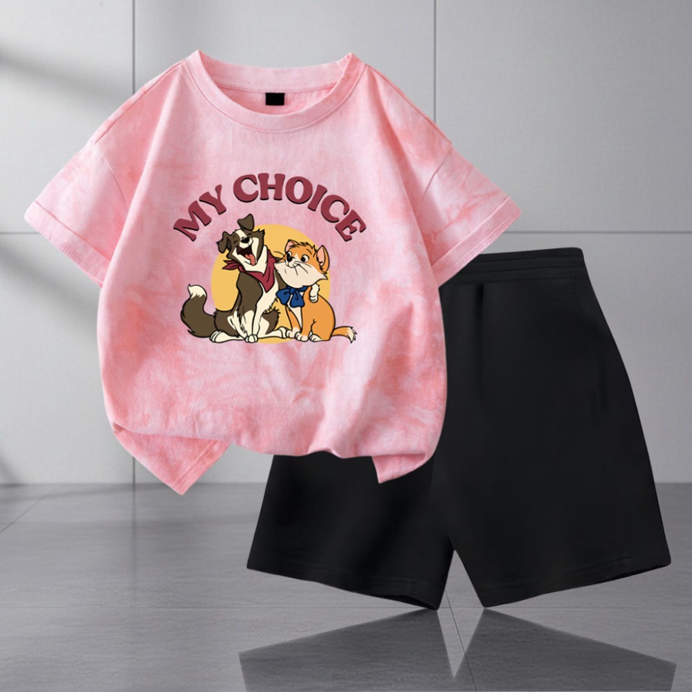 Summer Children T Shirt and Sh - Tie Dye Two Piece のレビューと価格