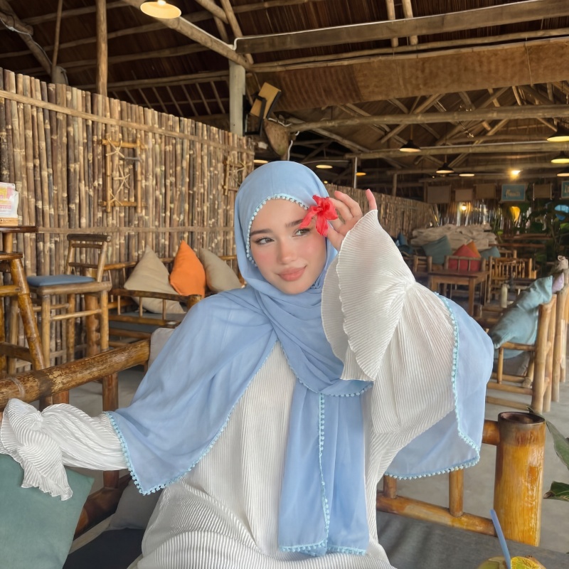 Chiffon Muslim Hijab Delicate  - Women Fashion Wear のレビューと価格
