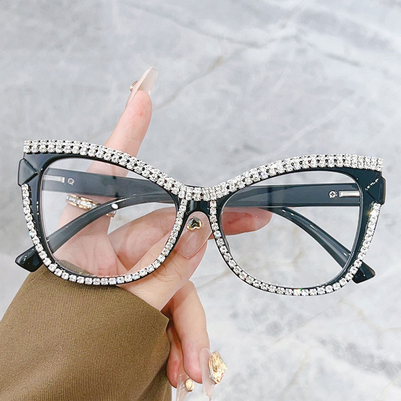 Bling Rhinestone Fashion Glass - Women'S Fashion Glasses Non Prescription のレビューと価格
