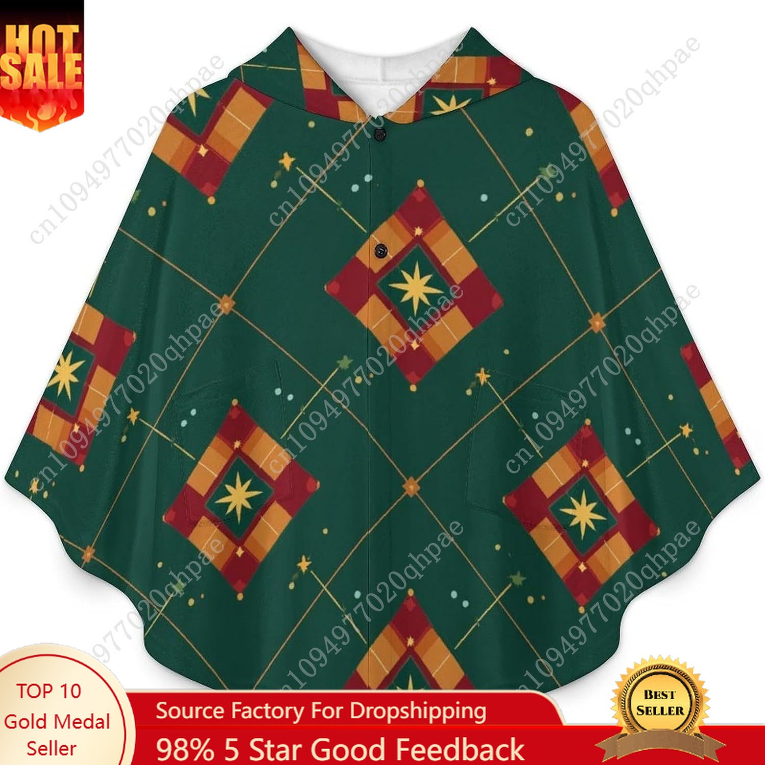 Cozy Flannel Blanket Sweater,G - Hoodie Women Oversized のレビューと価格