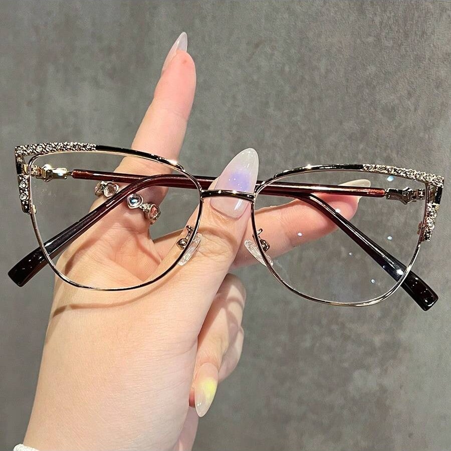 1Pc Women's Fashionable Non-Pr - Women'S Fashion Glasses Non Prescription のレビューと価格