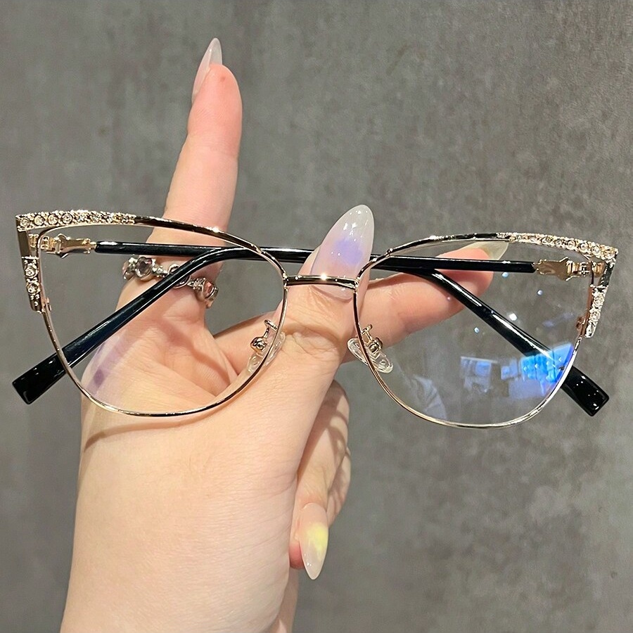 1Pc Women's Fashionable Non-Pr - Women'S Fashion Glasses Non Prescription のレビューと価格