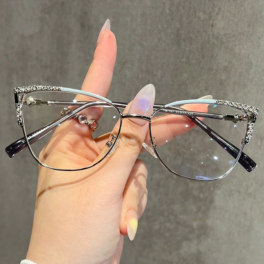 1Pc Women's Fashionable Non-Pr - Women'S Fashion Glasses Non Prescription のレビューと価格