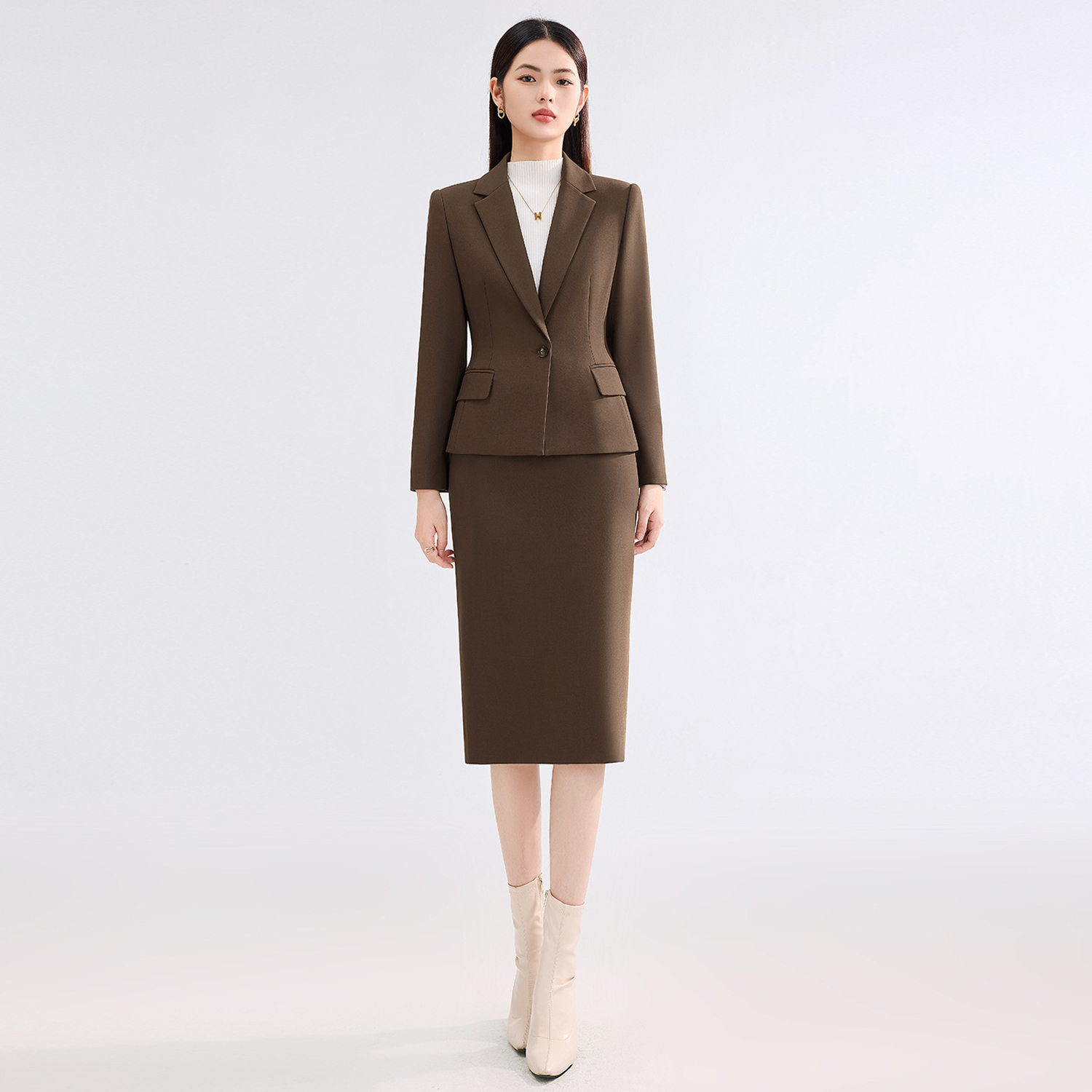 Allingentle Blue Women's Skirt - Women'S Fashion Blazer のレビューと価格