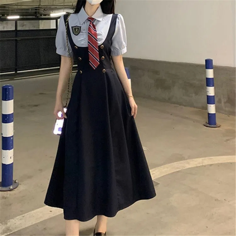 Japan JK Preppy Style Two Piec - Women Fashion Japan のレビューと価格