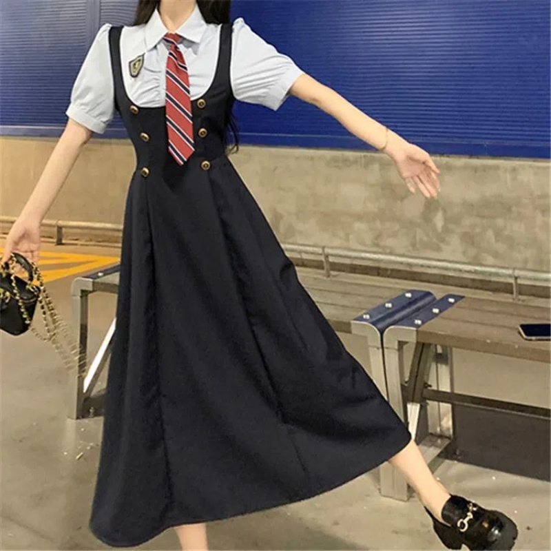 Japan JK Preppy Style Two Piec - Women Fashion Japan のレビューと価格