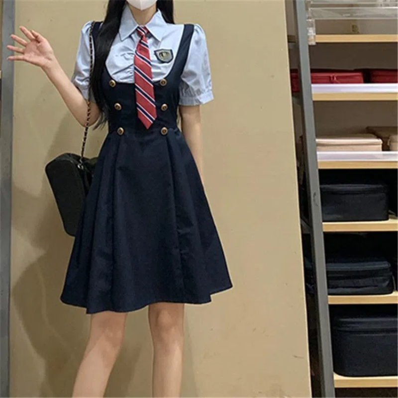 Japan JK Preppy Style Two Piec - Women Fashion Japan のレビューと価格