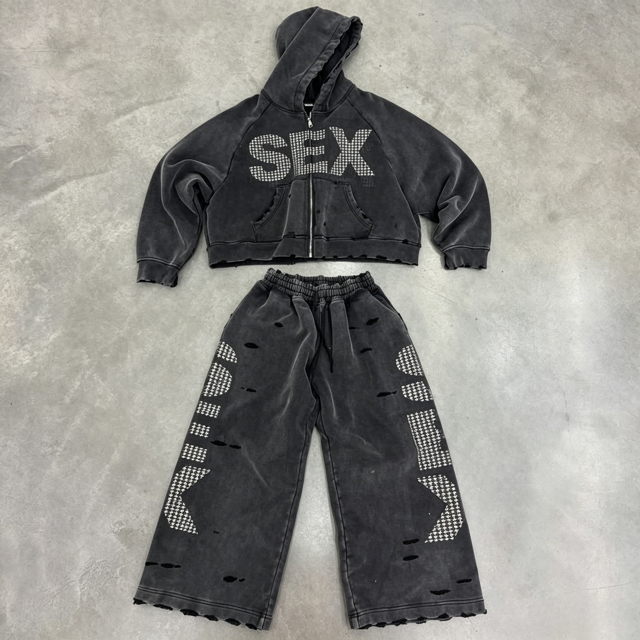 Y2K Sex Hoodie Set Oversized R - Hoodie Women Oversized のレビューと価格