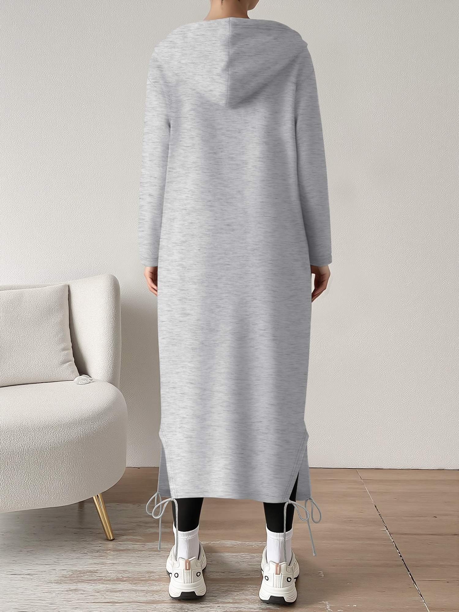 2026 New Longline Hooded Sweat - Longline Cardigan Knit のレビューと価格