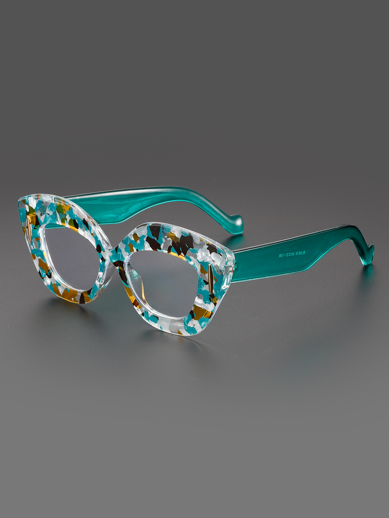 Large Frame Cat-Eye Floral Gla - Women'S Fashion Glasses Non Prescription のレビューと価格