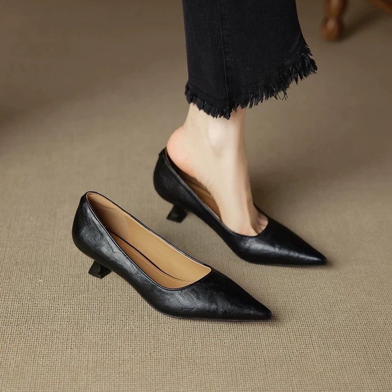 Simple Stiletto Single Shoes A - Women Fashion Wear のレビューと価格