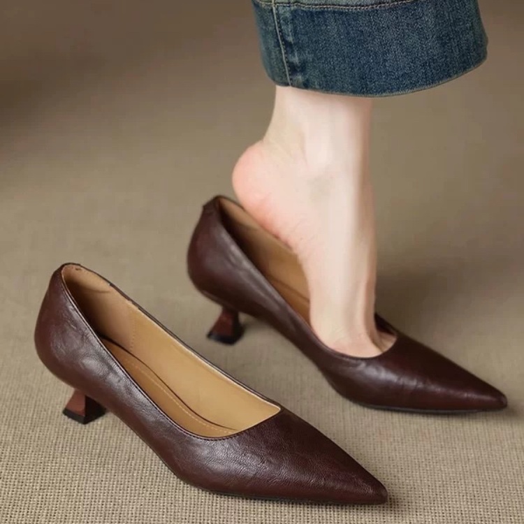 Simple Stiletto Single Shoes A - Women Fashion Wear のレビューと価格