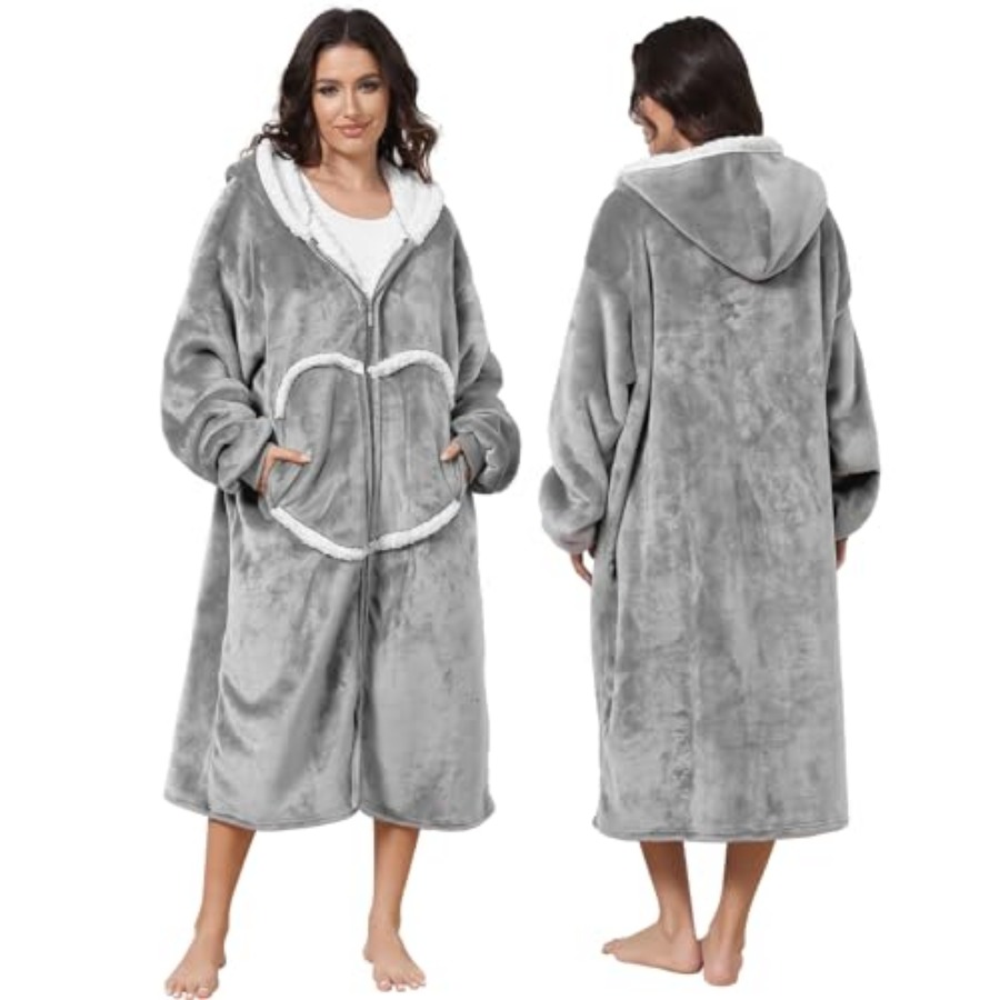 Oversized Wearab Blanket Hoodi - Hoodie Women Oversized のレビューと価格