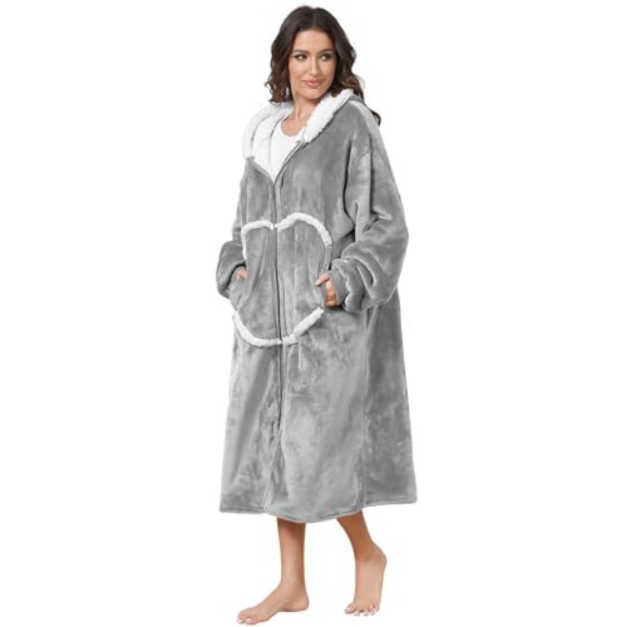 Oversized Wearab Blanket Hoodi - Hoodie Women Oversized のレビューと価格