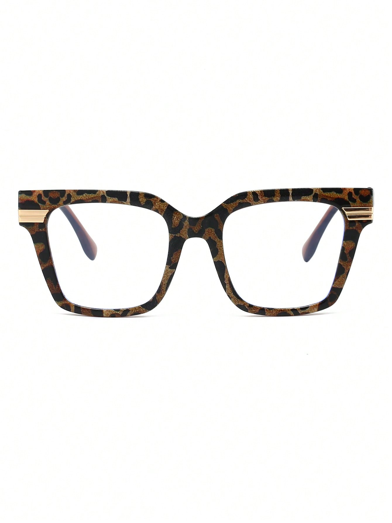Women's Leopard Print Square P - Women'S Fashion Glasses Non Prescription のレビューと価格