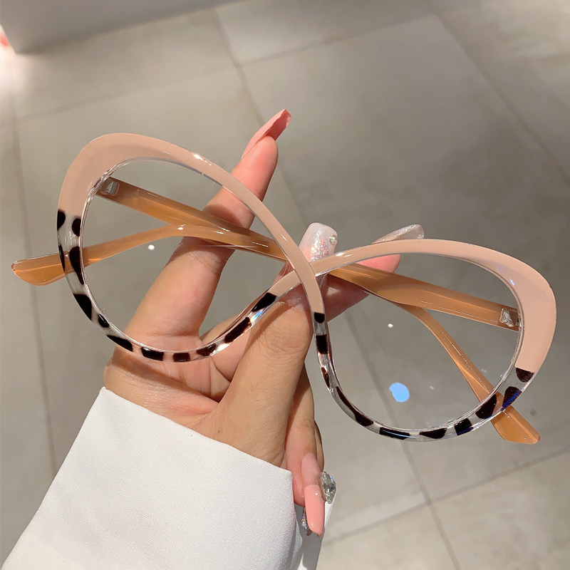 KAMMPT Oversized Oval Eyeglass - Women'S Fashion Glasses Non Prescription のレビューと価格