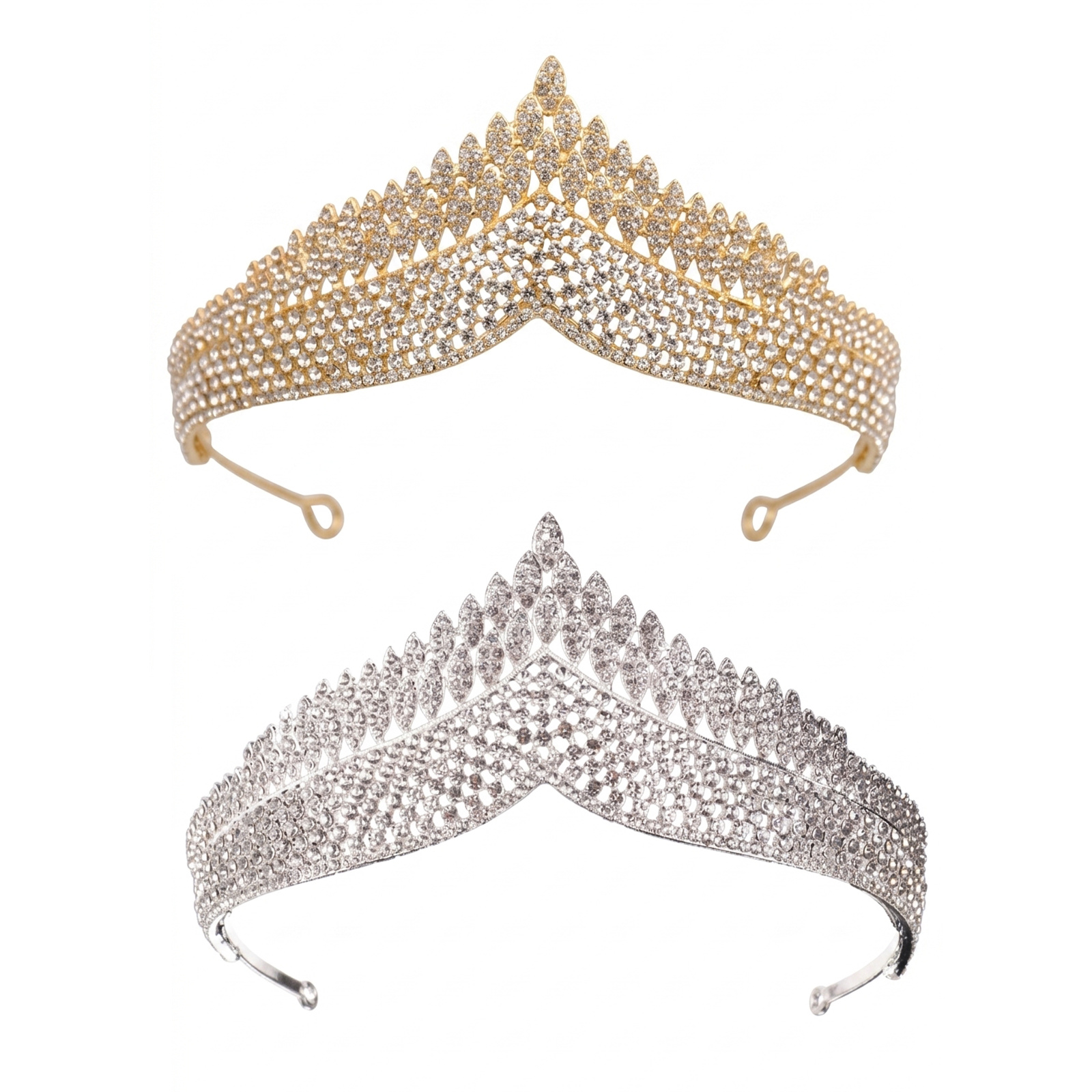 Crystal Tiara-Bridal Hairpiece - Women Fashion Designer のレビューと価格