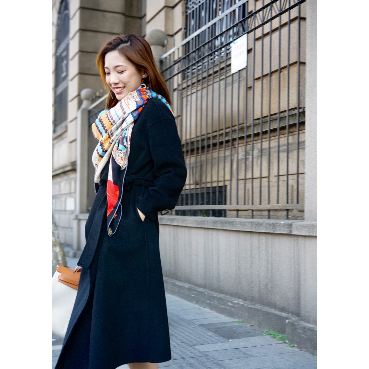 Japan Samurai Silk Wool Scarf  - Women Fashion Japan のレビューと価格