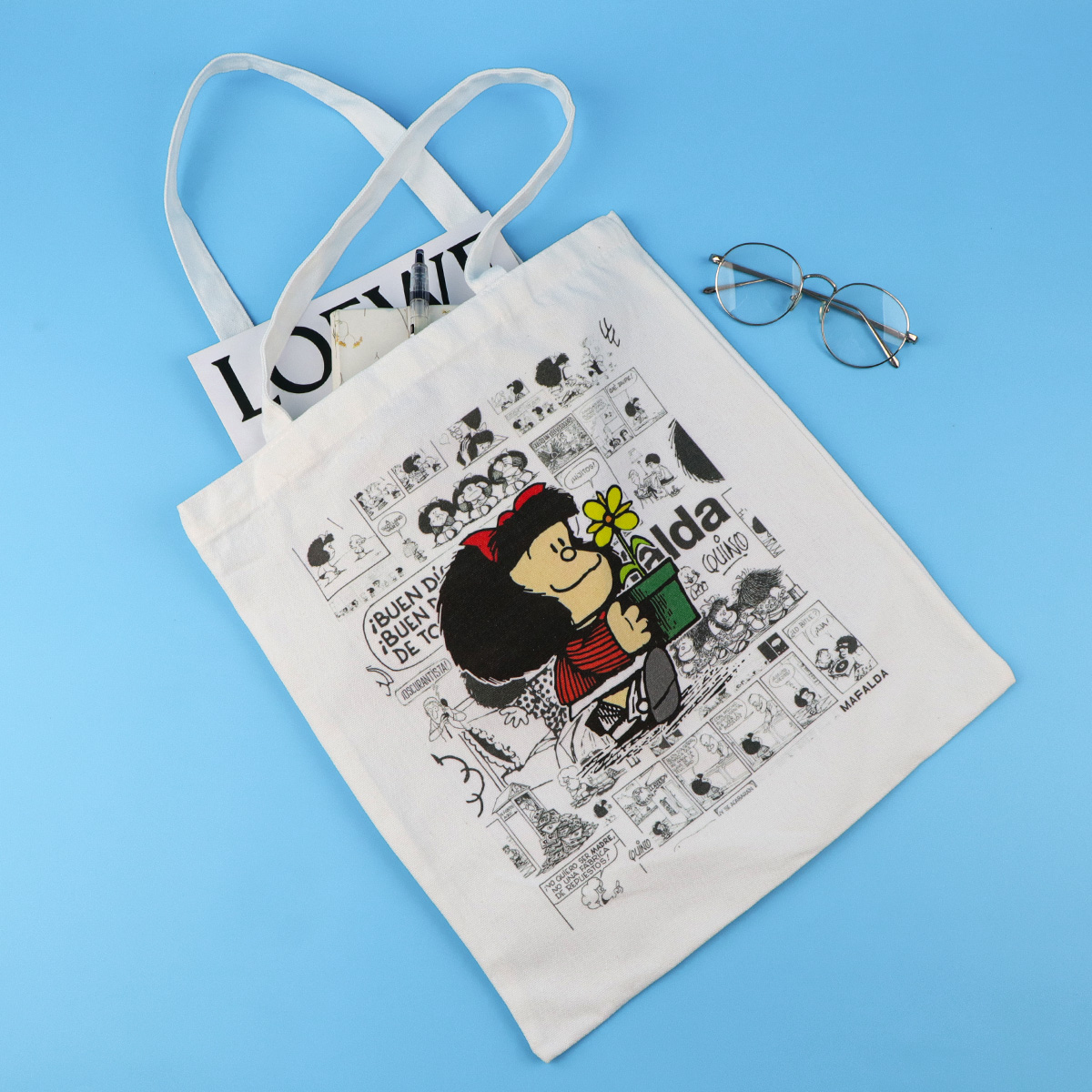 Fashion Canvas Tote Bag Women  - Women Fashion Japan のレビューと価格