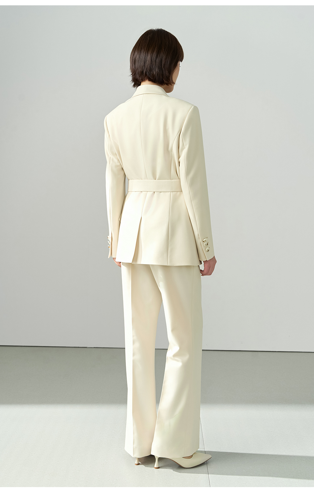 Allingentle Ivory Women's 2 Pi - Women'S Fashion Blazer のレビューと価格