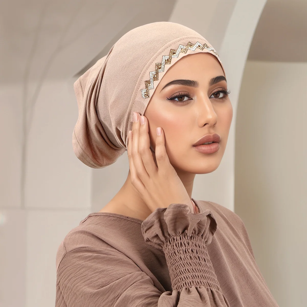 Muslim Head Cover Hat Elastic  - Women Fashion Wear のレビューと価格