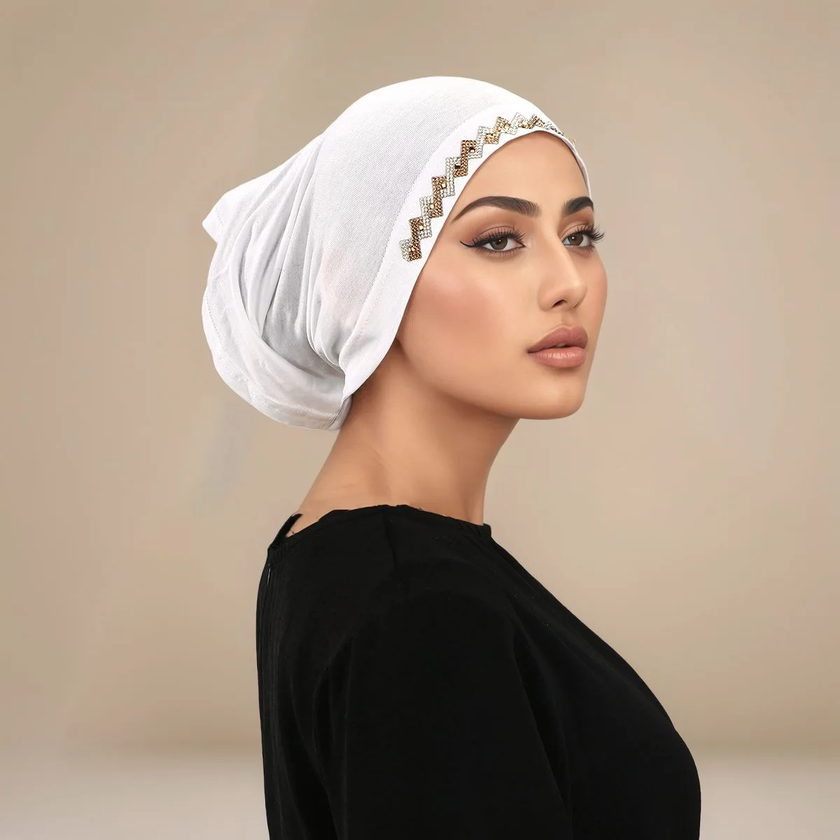 Muslim Head Cover Hat Elastic  - Women Fashion Wear のレビューと価格
