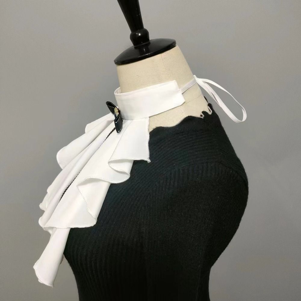 Ruffled Design Lolita Jabot Ne - Women'S Fashion Victorian のレビューと価格