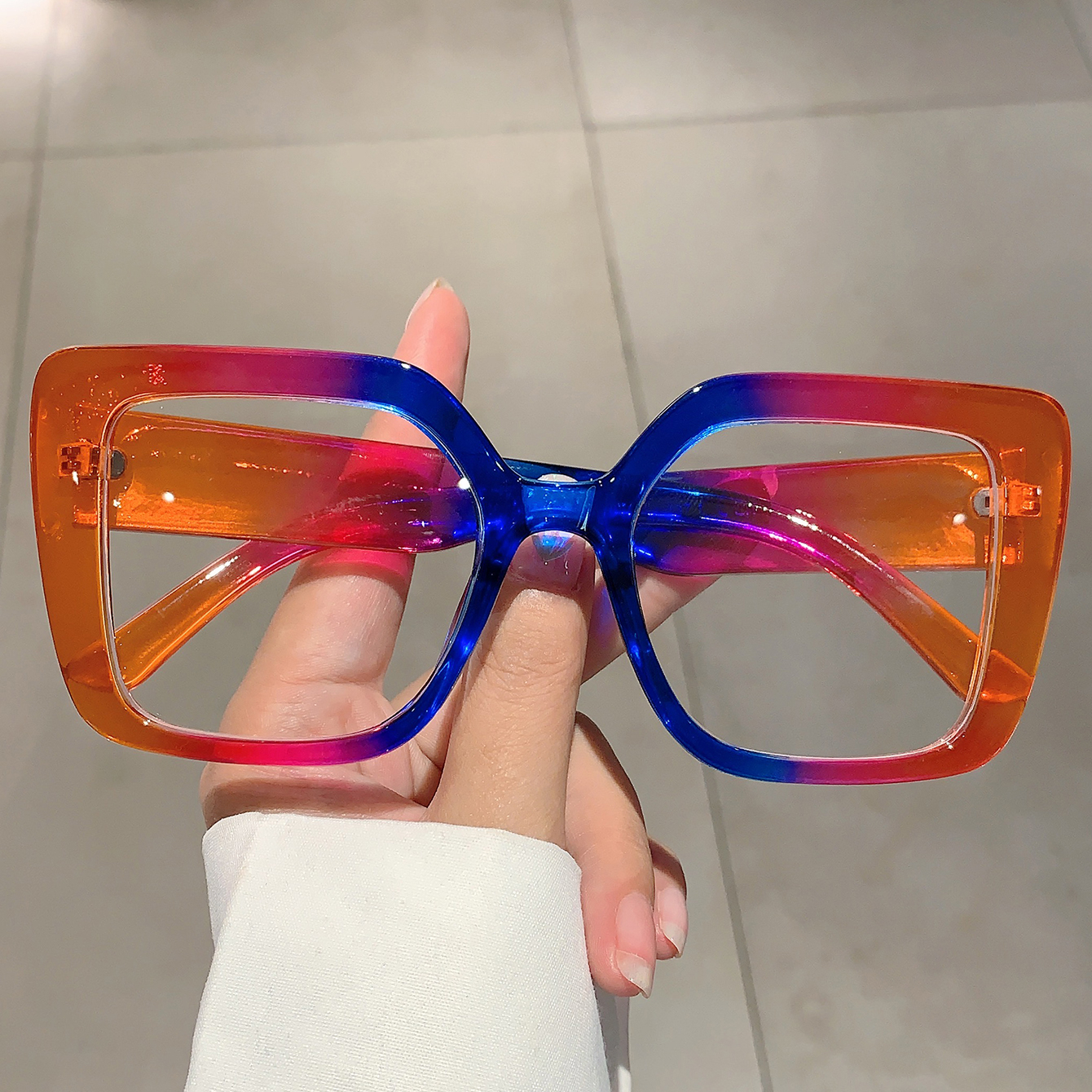GM LUMIAS Oversized Square Gla - Women'S Fashion Glasses Non Prescription のレビューと価格